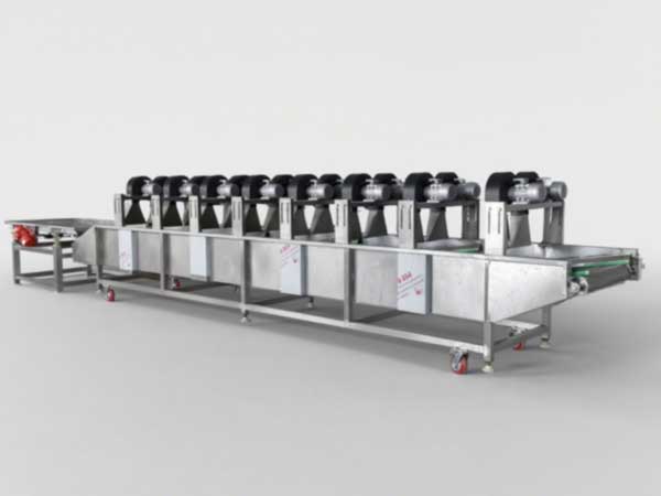 全自动风干线 自动翻转式蔬菜吹干流水线优势